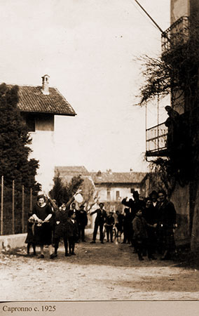 Via Corte nel 1925
